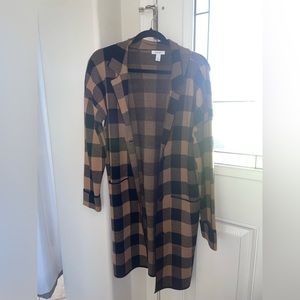 Nine West long cardigan size small
